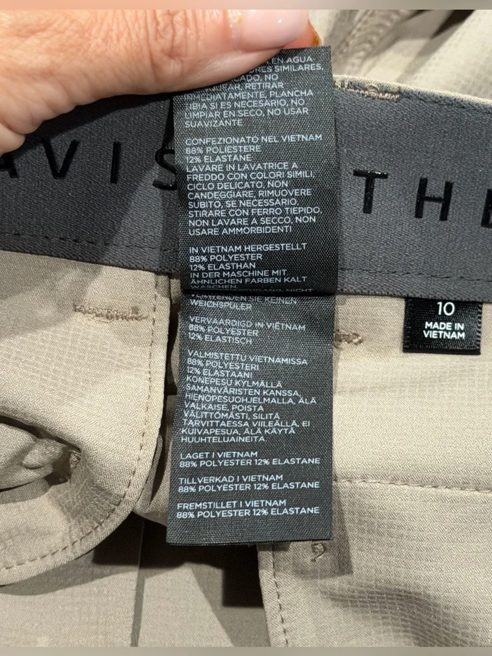 Travis Matthew YOUTH WANDERLUST GOLF PANT KHAKI SIZE 10 NEW
